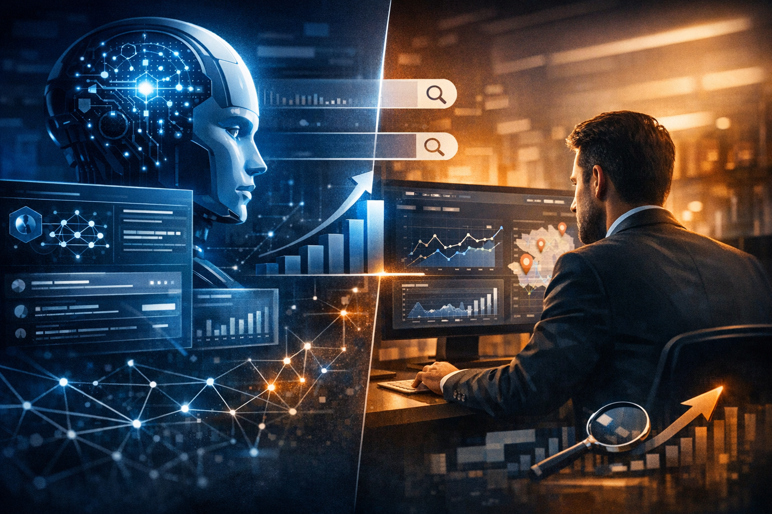 AI SEO vs Traditional SEO: What Actually Changes? - SEO strategy visual by Jason Suli Digital Marketing