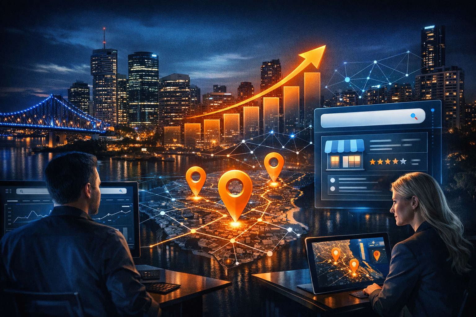Google Business Profile Optimisation for Gold Coast Businesses - SEO strategy visual by Jason Suli Digital Marketing