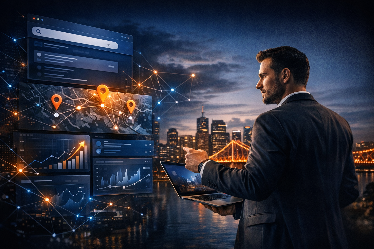 Why Every Brisbane Business Needs a Local SEO Strategy - SEO strategy visual by Jason Suli Digital Marketing