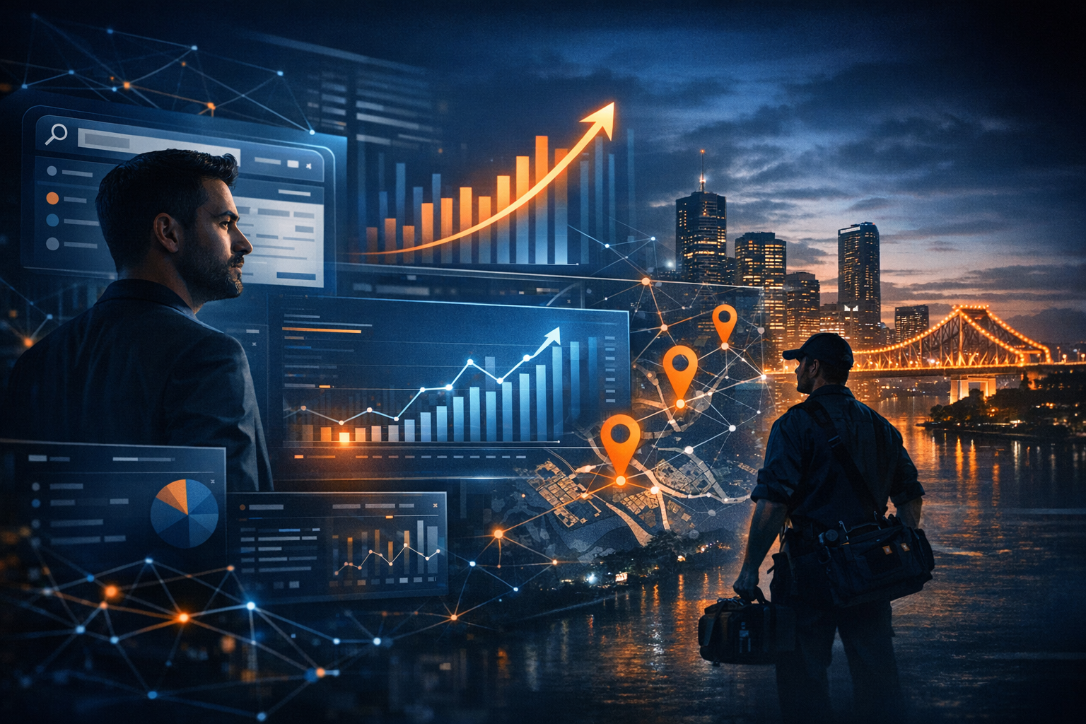 SEO for Plumbers: A Practical Guide to More Local Leads - SEO strategy visual by Jason Suli Digital Marketing