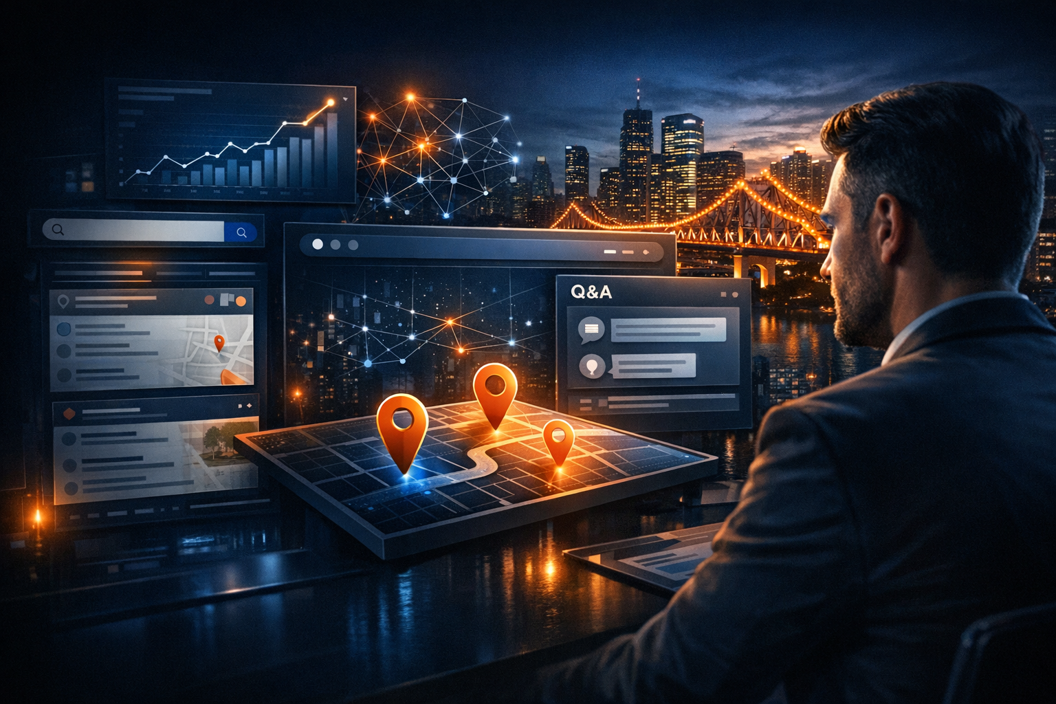 Google Business Profile Q&A: Best Practices for Local Businesses - SEO strategy visual by Jason Suli Digital Marketing