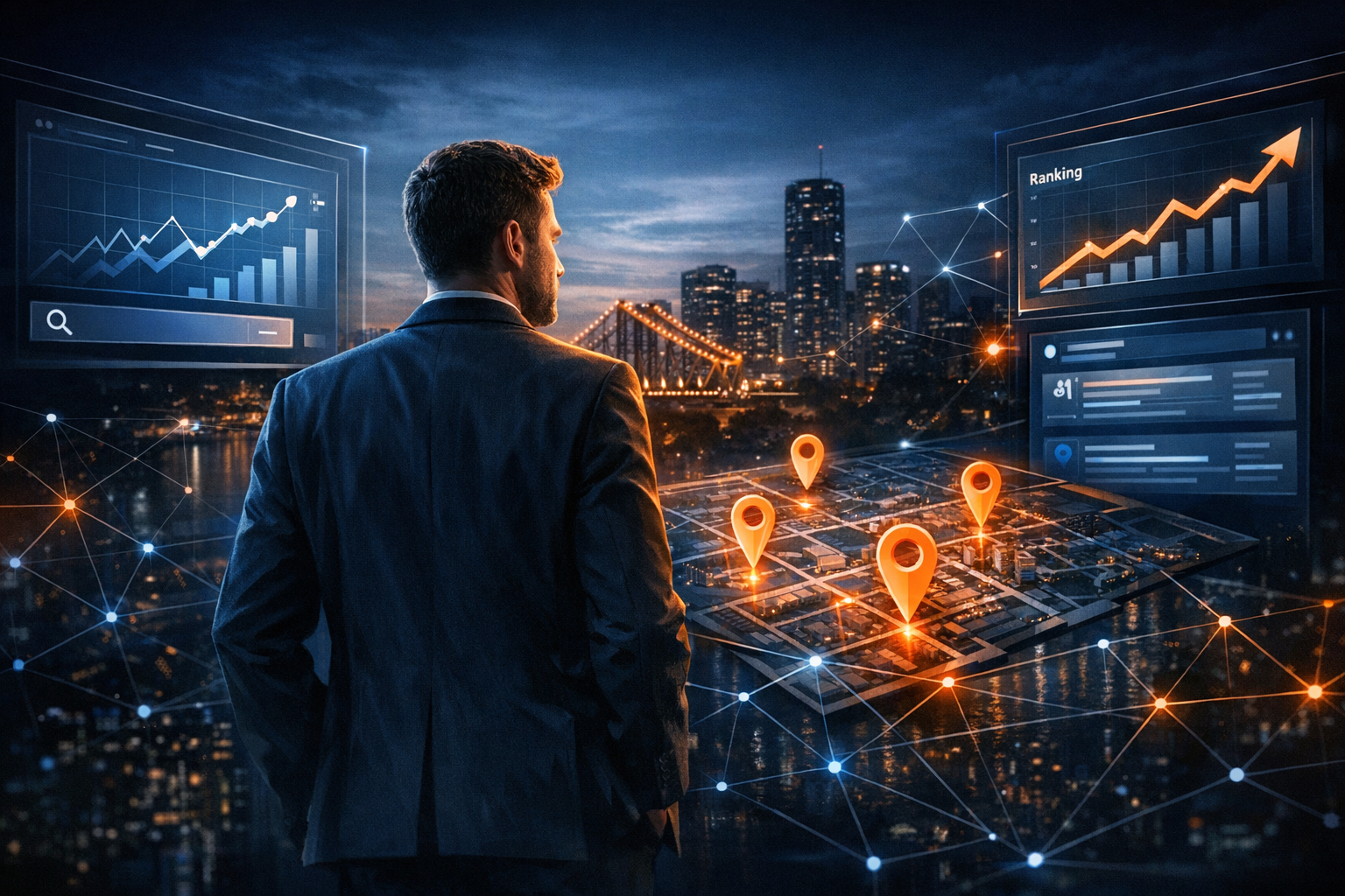 SEO for Real Estate Agencies: Building Local Visibility and Trust - SEO strategy visual by Jason Suli Digital Marketing