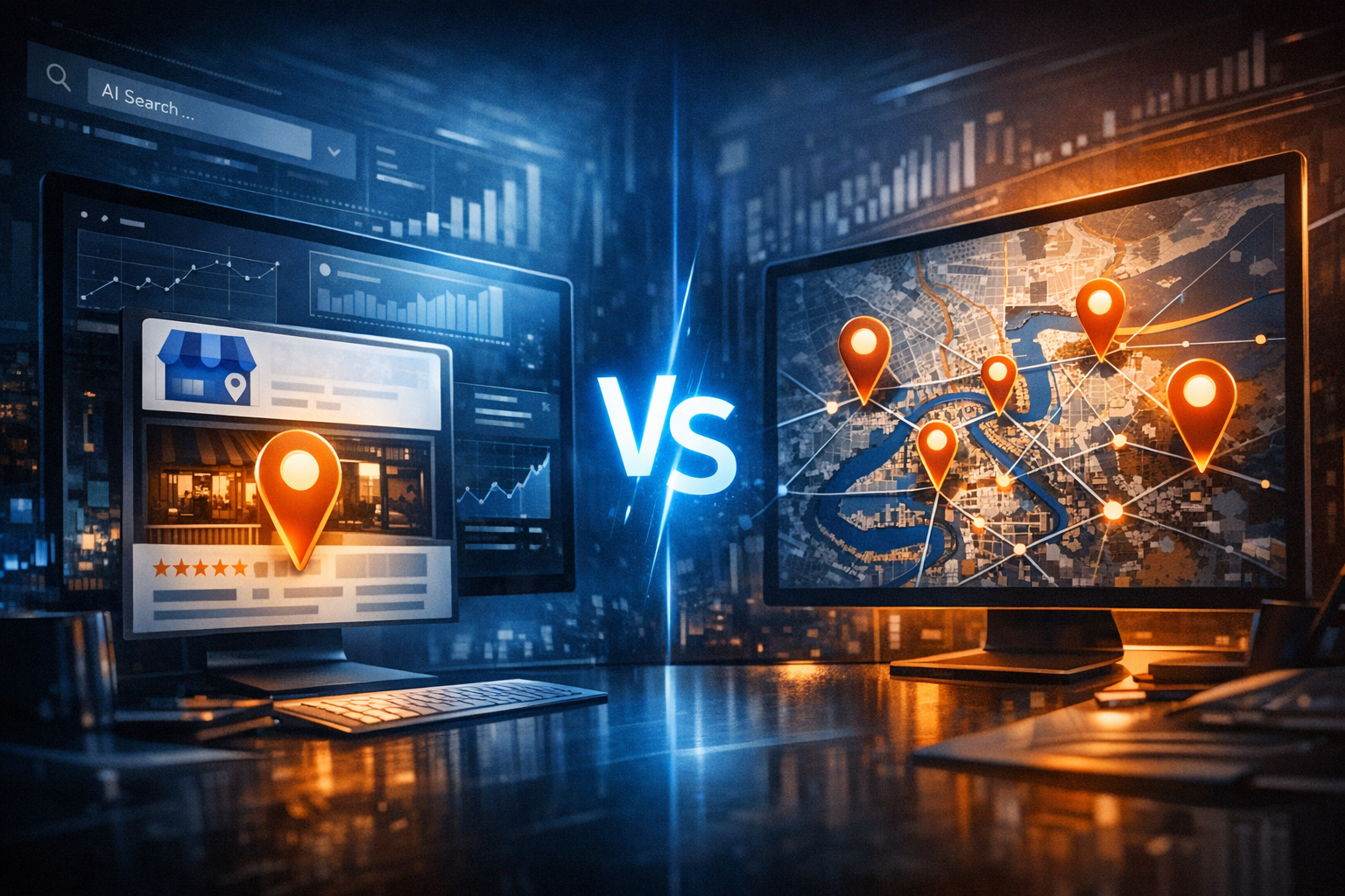 Google Business Profile vs Google Maps: What's the Difference? - SEO strategy visual by Jason Suli Digital Marketing