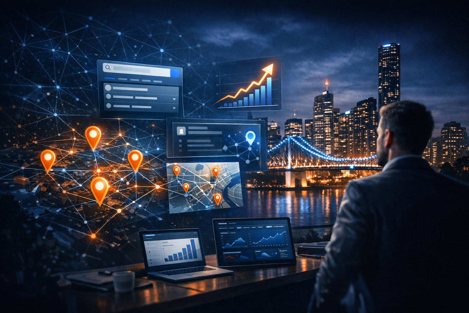 How to Build a Topical Authority Cluster for Local SEO - SEO strategy visual by Jason Suli Digital Marketing