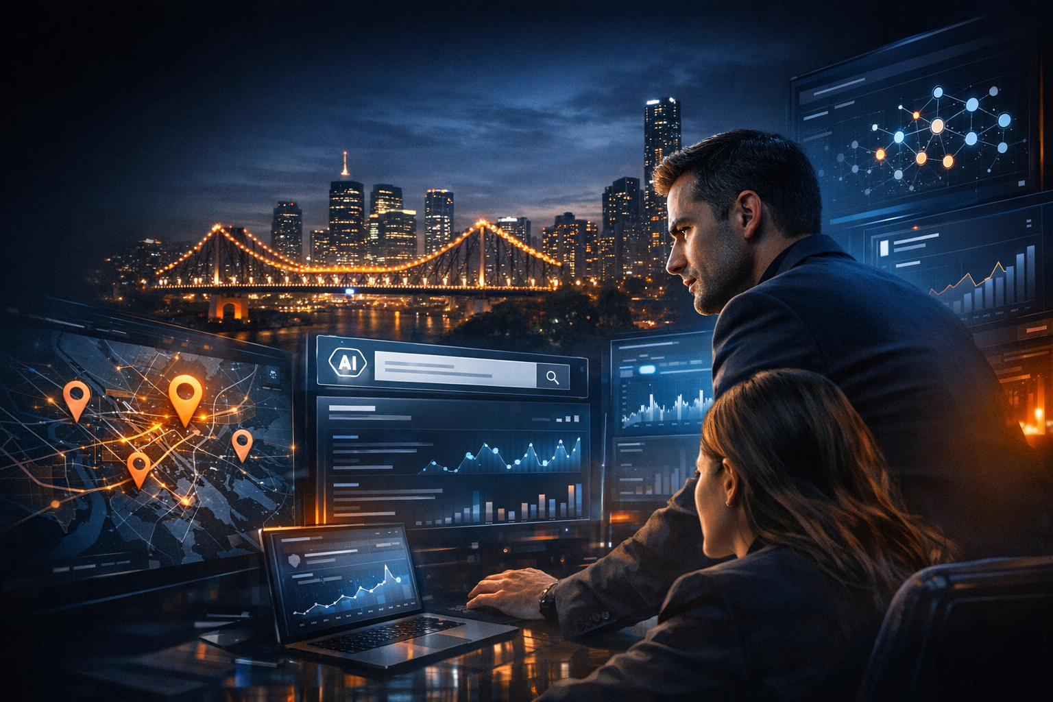Local SEO Is Changing: What Brisbane Businesses Need to Know About AI Search - SEO strategy visual by Jason Suli Digital Marketing