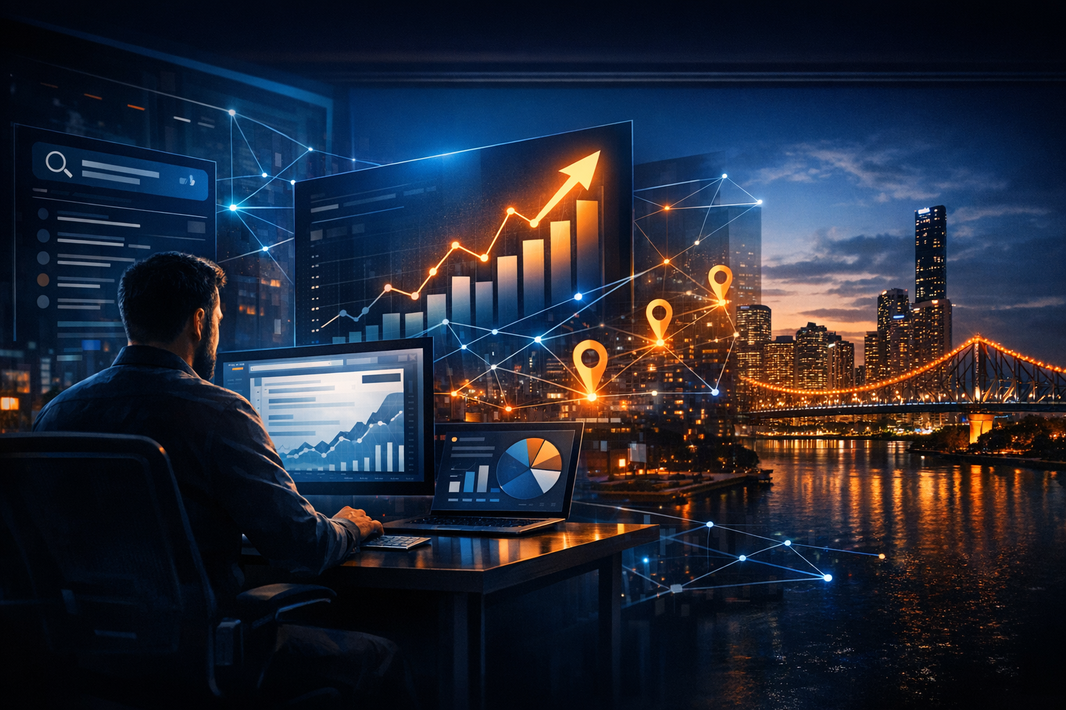How to Build an SEO and AI Search Reporting Dashboard - SEO strategy visual by Jason Suli Digital Marketing