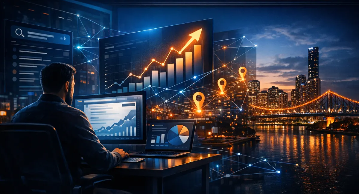 How to Build an SEO and AI Search Reporting Dashboard - SEO strategy visual by Jason Suli Digital Marketing