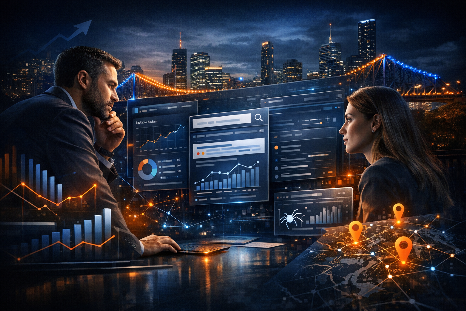 How Brisbane Businesses Can Use Ahrefs, Semrush and Screaming Frog Together - SEO strategy visual by Jason Suli Digital Marketing