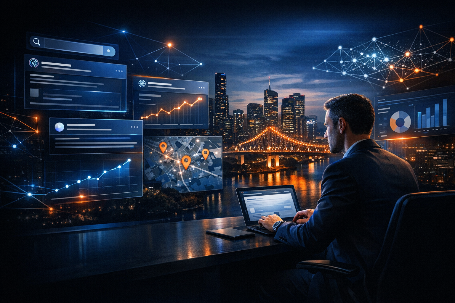How to Make Your Business More Visible in ChatGPT, Gemini and Google AI Results - SEO strategy visual by Jason Suli Digital Marketing