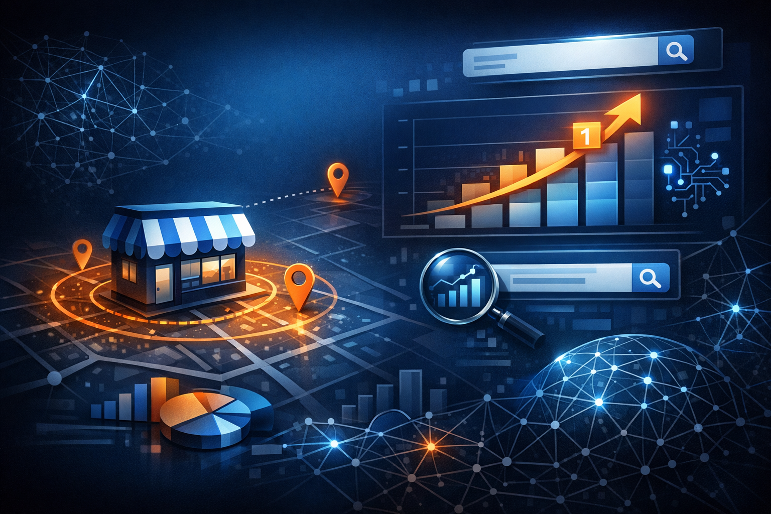 How Far Can a Google Business Profile Rank From Its Location? - SEO strategy visual by Jason Suli Digital Marketing