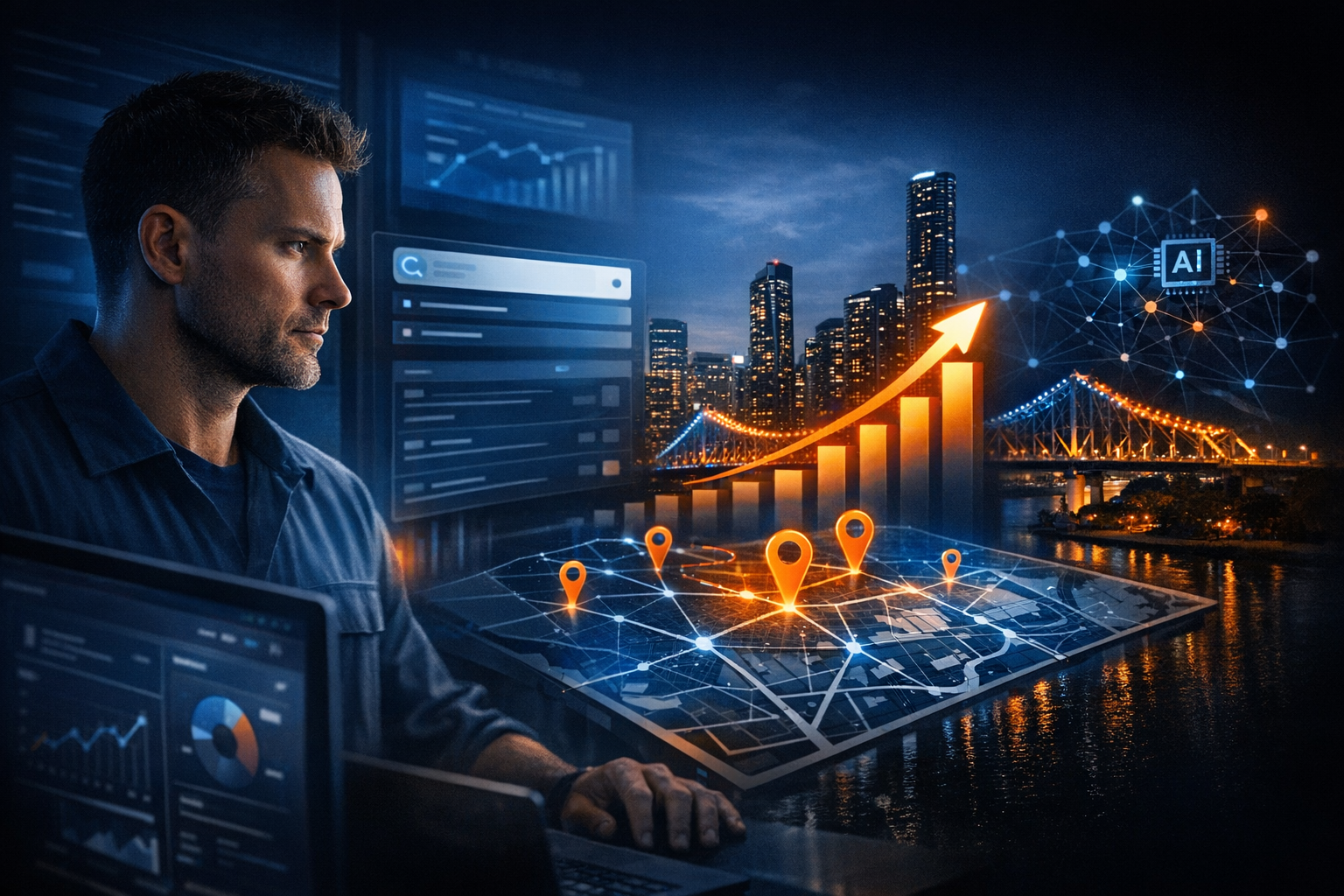 SEO for Electricians: How to Generate More Local Enquiries - SEO strategy visual by Jason Suli Digital Marketing