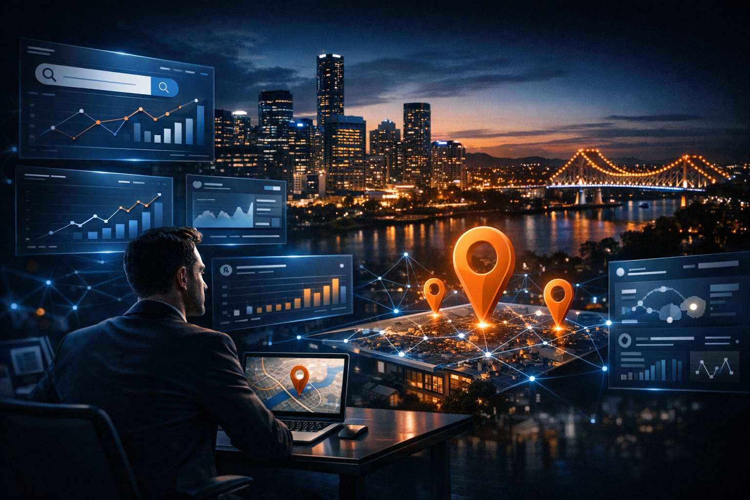 Why Fortitude Valley Businesses Need Google Maps Optimisation - SEO strategy visual by Jason Suli Digital Marketing