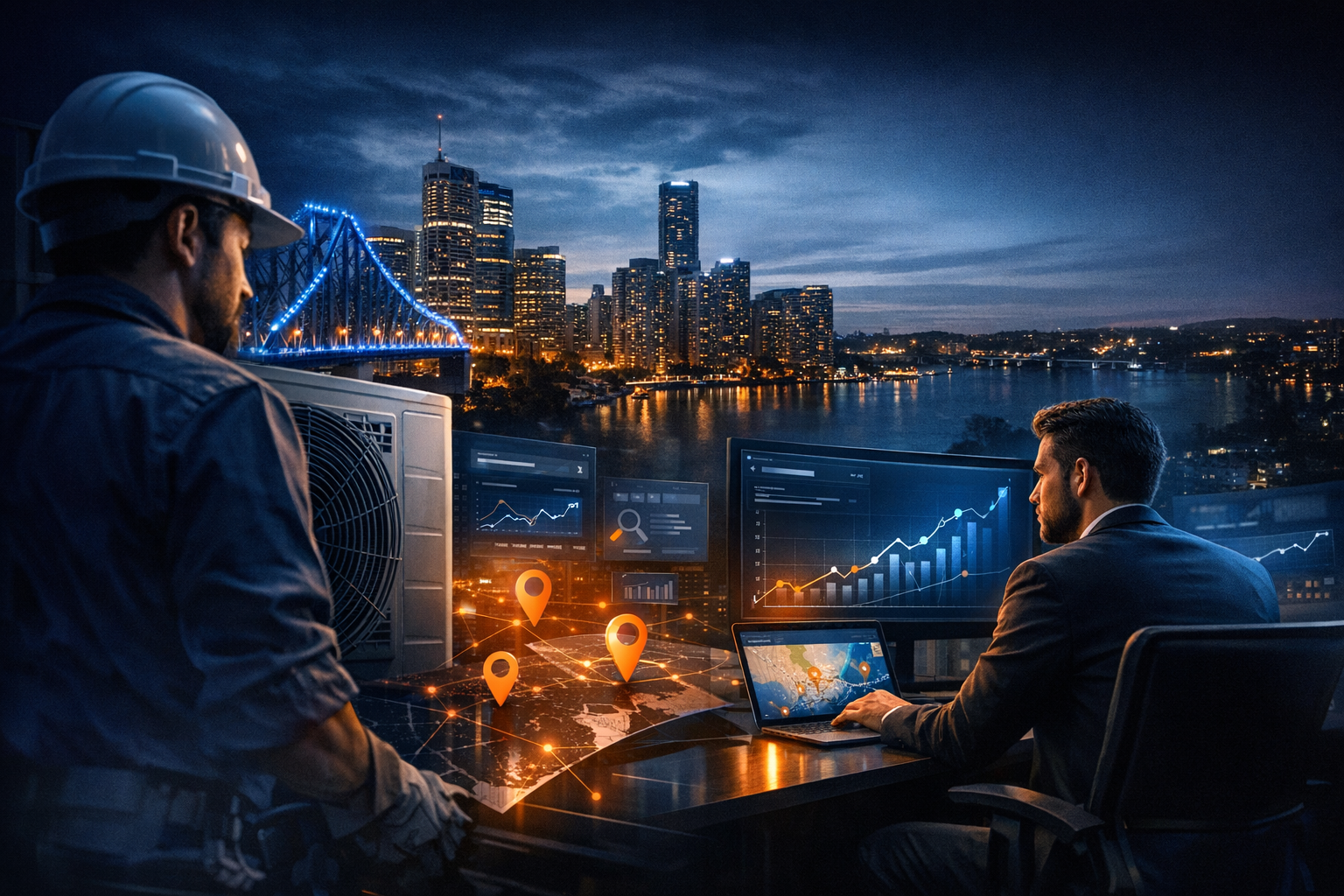 SEO for Air Conditioning Companies: How to Generate More Local Jobs - SEO strategy visual by Jason Suli Digital Marketing