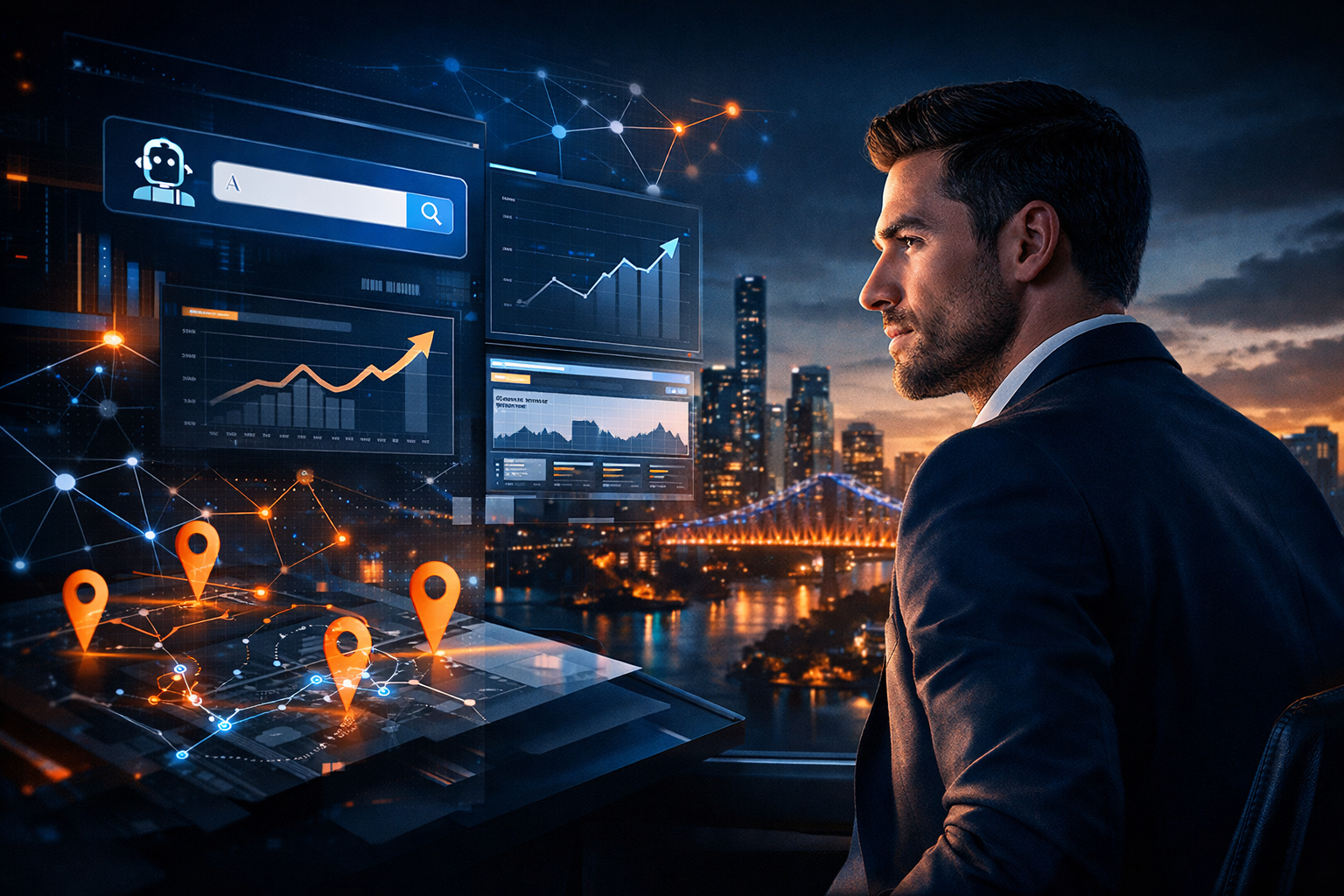 AI SEO Brisbane: How Local Businesses Can Prepare for AI Search - SEO strategy visual by Jason Suli Digital Marketing