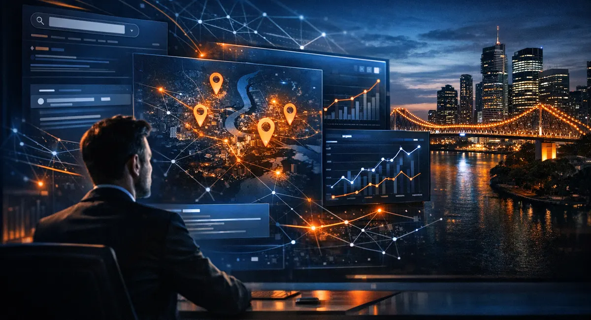 AI SEO Brisbane: How Local Businesses Can Prepare for AI Search - SEO strategy visual by Jason Suli Digital Marketing