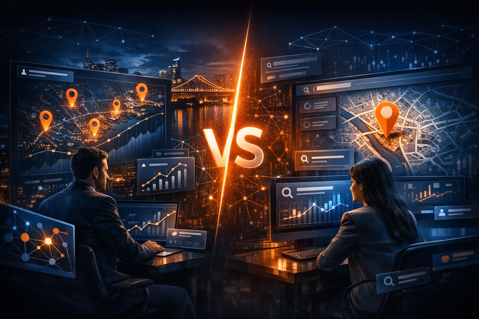 Service Area Pages vs Suburb Pages: What Should Local Businesses Build? - SEO strategy visual by Jason Suli Digital Marketing