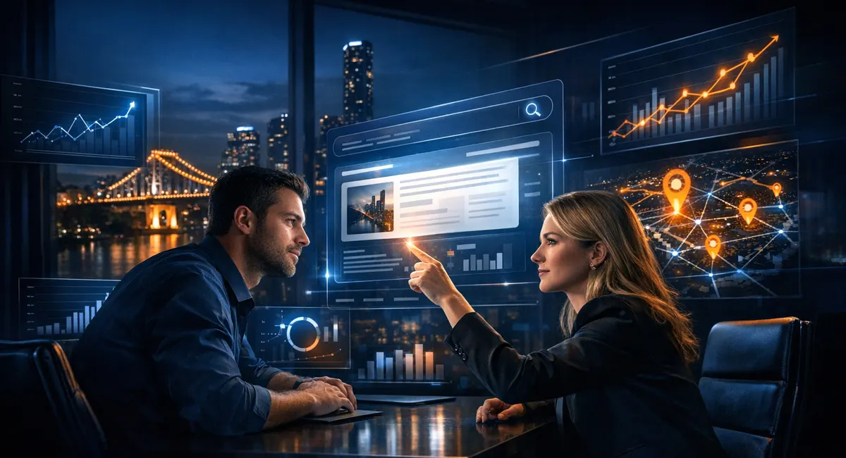 How Brisbane Businesses Can Prepare for Google AI Overviews - SEO strategy visual by Jason Suli Digital Marketing