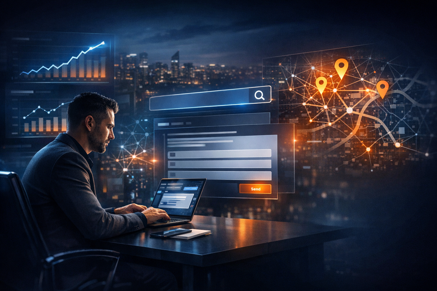 How to Optimise Contact and Enquiry Pages for Local Search - SEO strategy visual by Jason Suli Digital Marketing