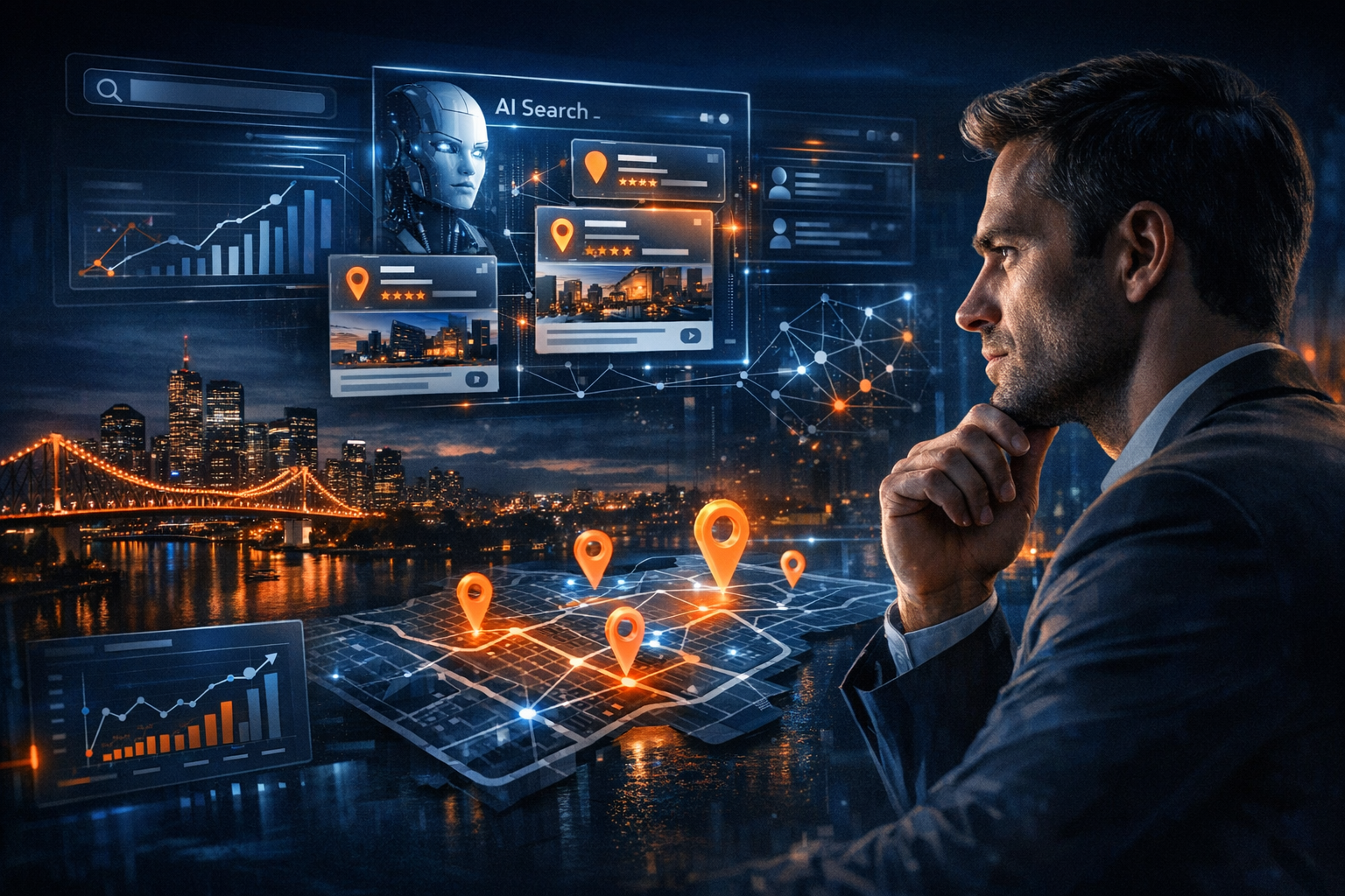 How AI Search Chooses Which Local Businesses to Recommend - SEO strategy visual by Jason Suli Digital Marketing