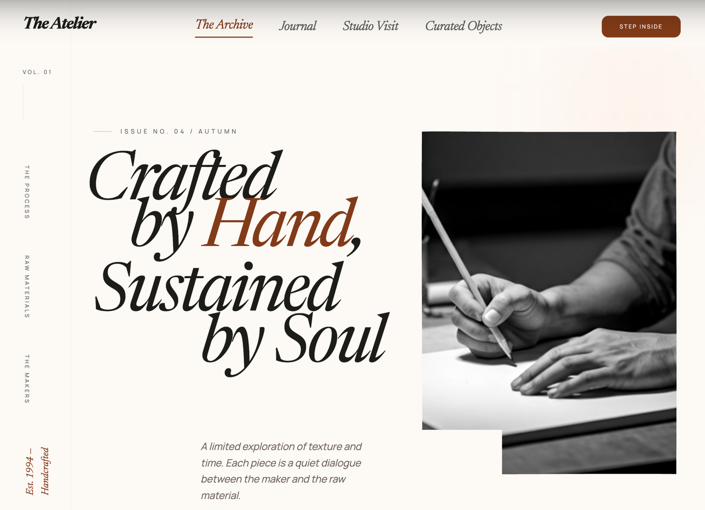 Side-by-side comparison of AI-generated generic website vs custom human-designed website