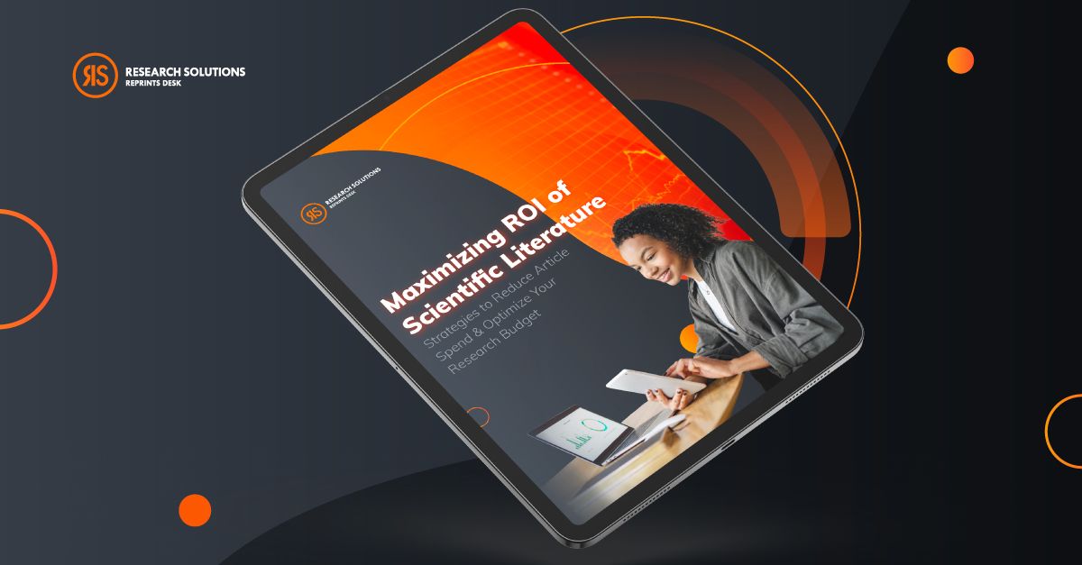 New eBook: Maximizing ROI Of Scientific Literature
