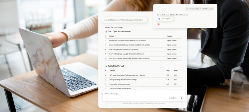 What If Your AI Tool Could Order A Journal Article For You?