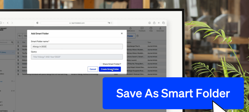 Smart Folders: Powering Research Workflows With Continuous Saved Searches