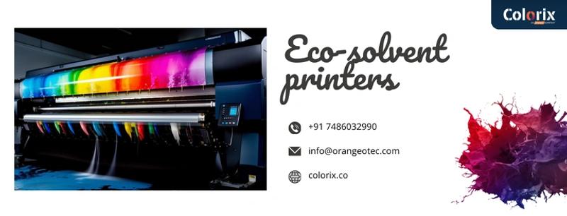 Commercial Eco-Solvent and Pigment Ink Systems for Low-Waste Printing