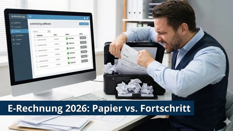 E-Rechnung & Drucker: Ein teurer Fehler