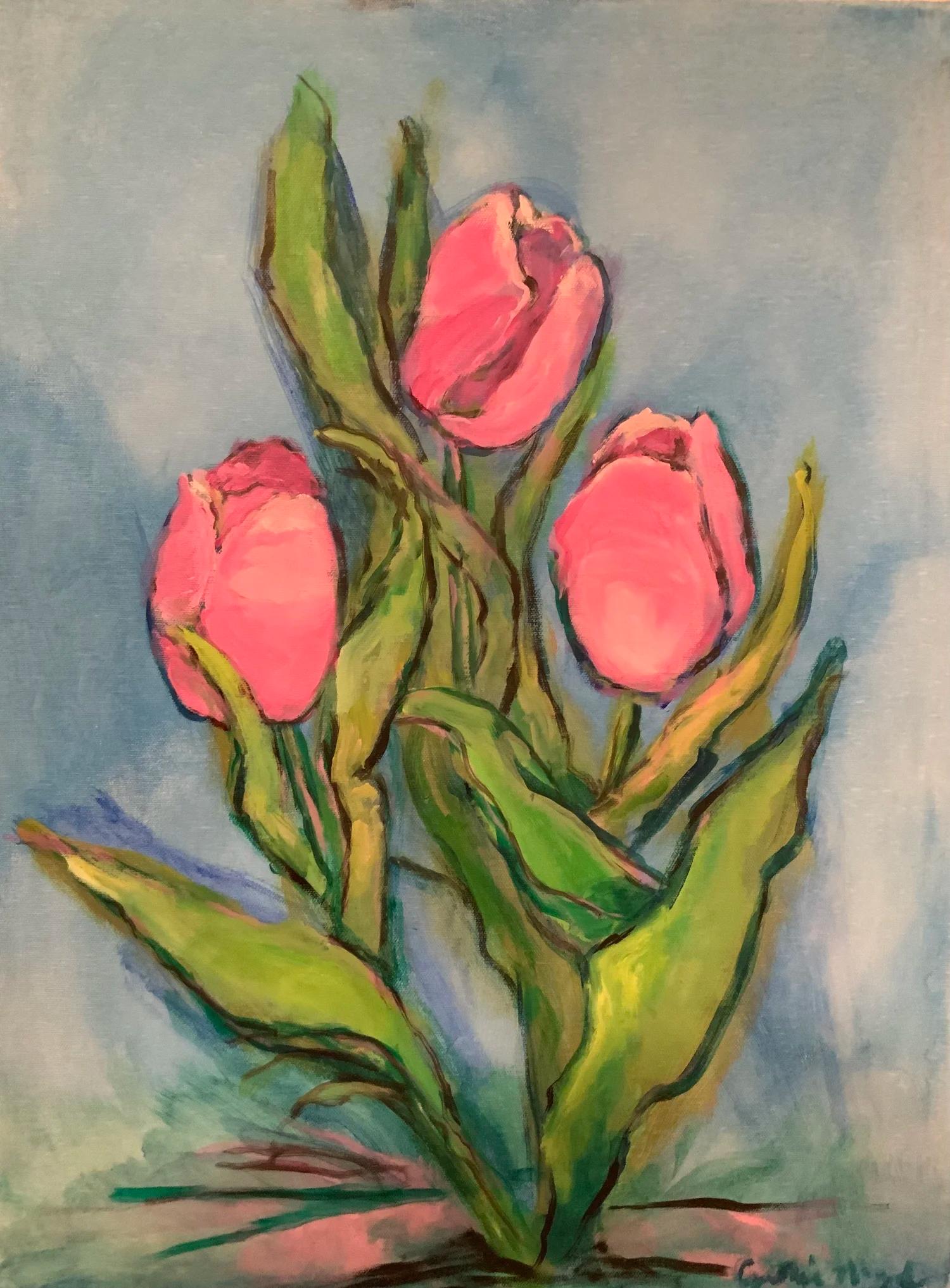 Let’s Paint Tulips ! Thursday 4/30 at Off the Hill Tasting Room, Pybus Market