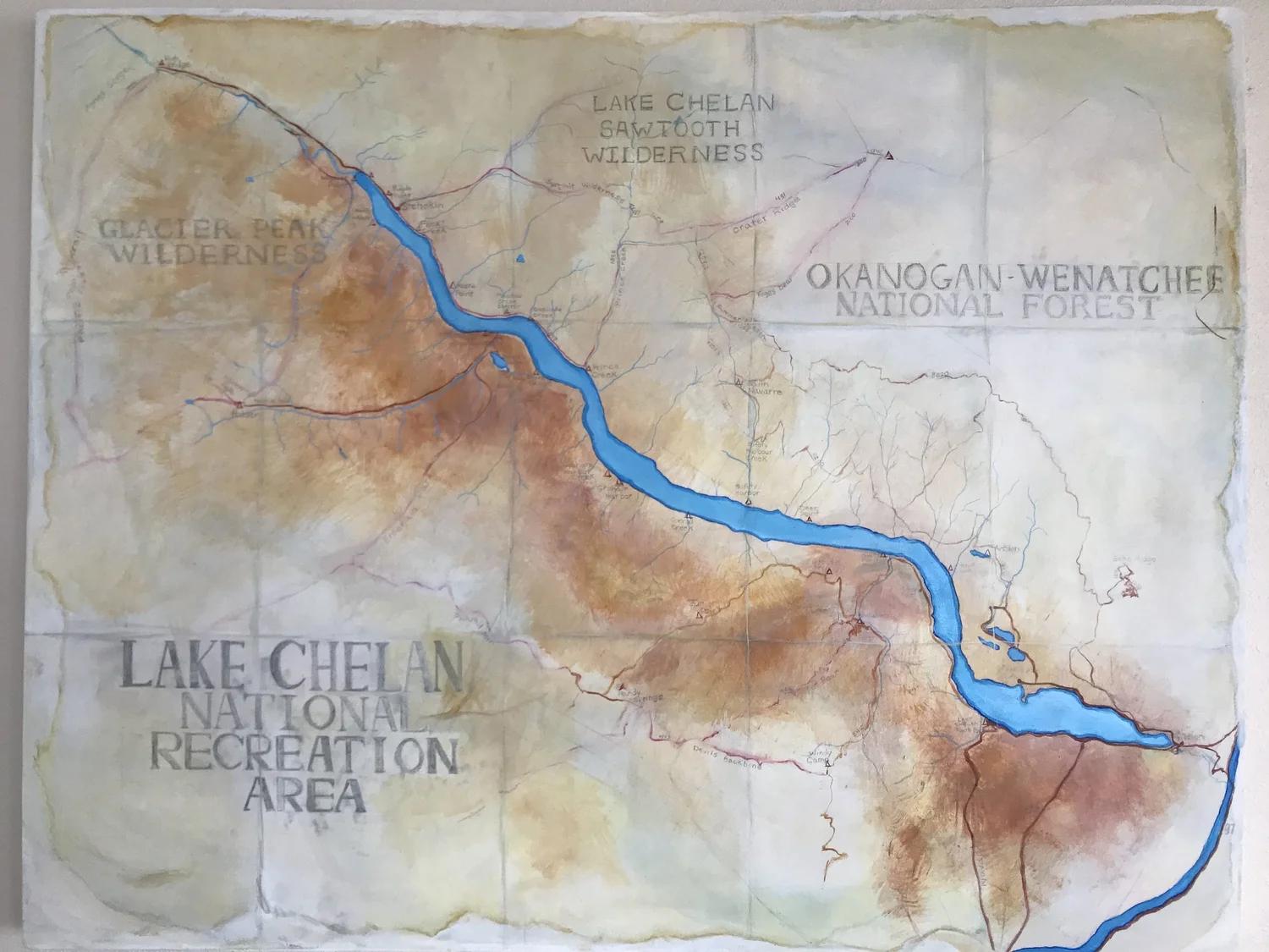Lake Chelan Map
