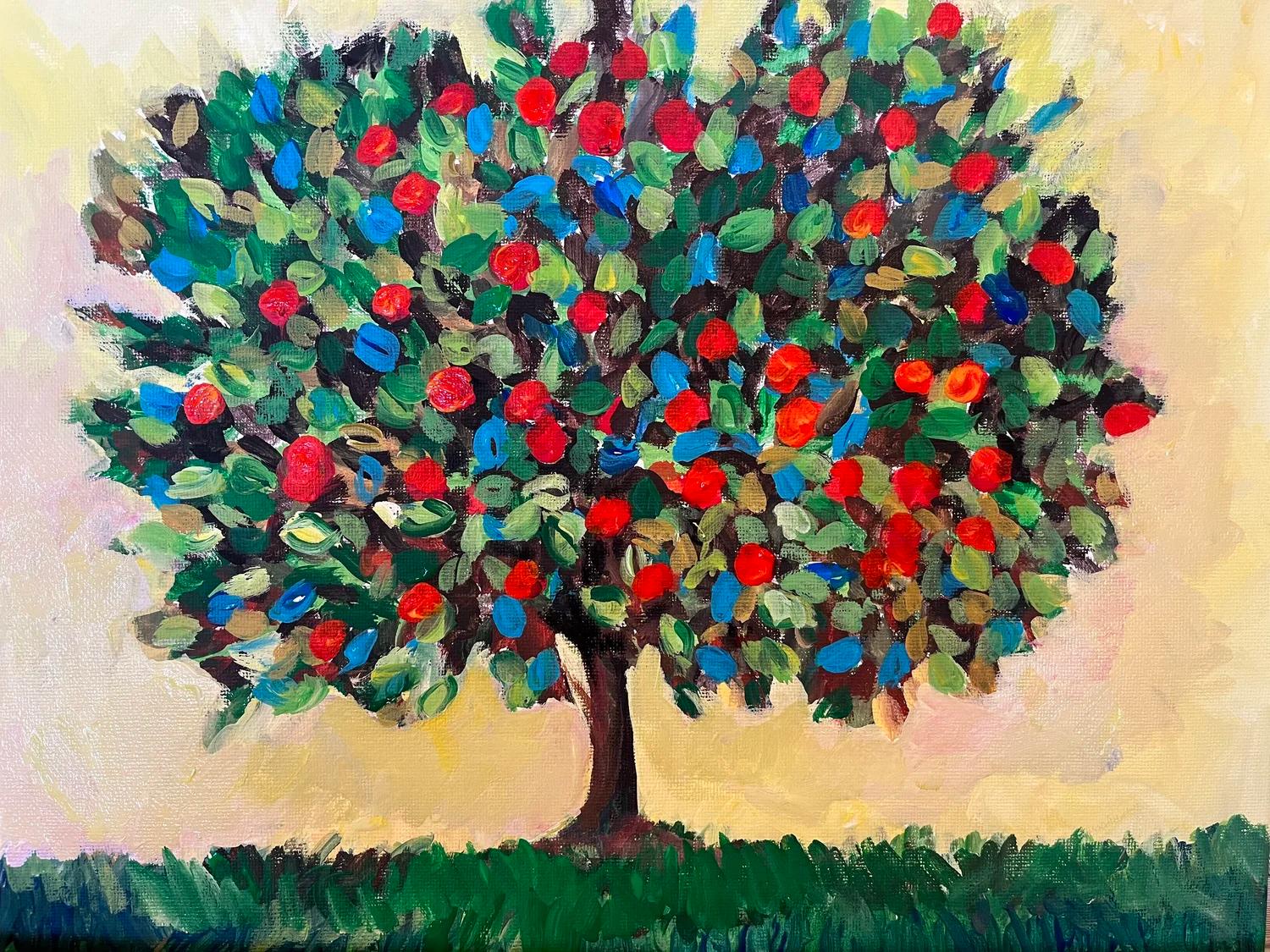 Success! Thanks all for painting with me: Apple Tree - Let’s Paint! September 28th, 5:30pm at Off the Hill Tasting Room at Pybus Market.