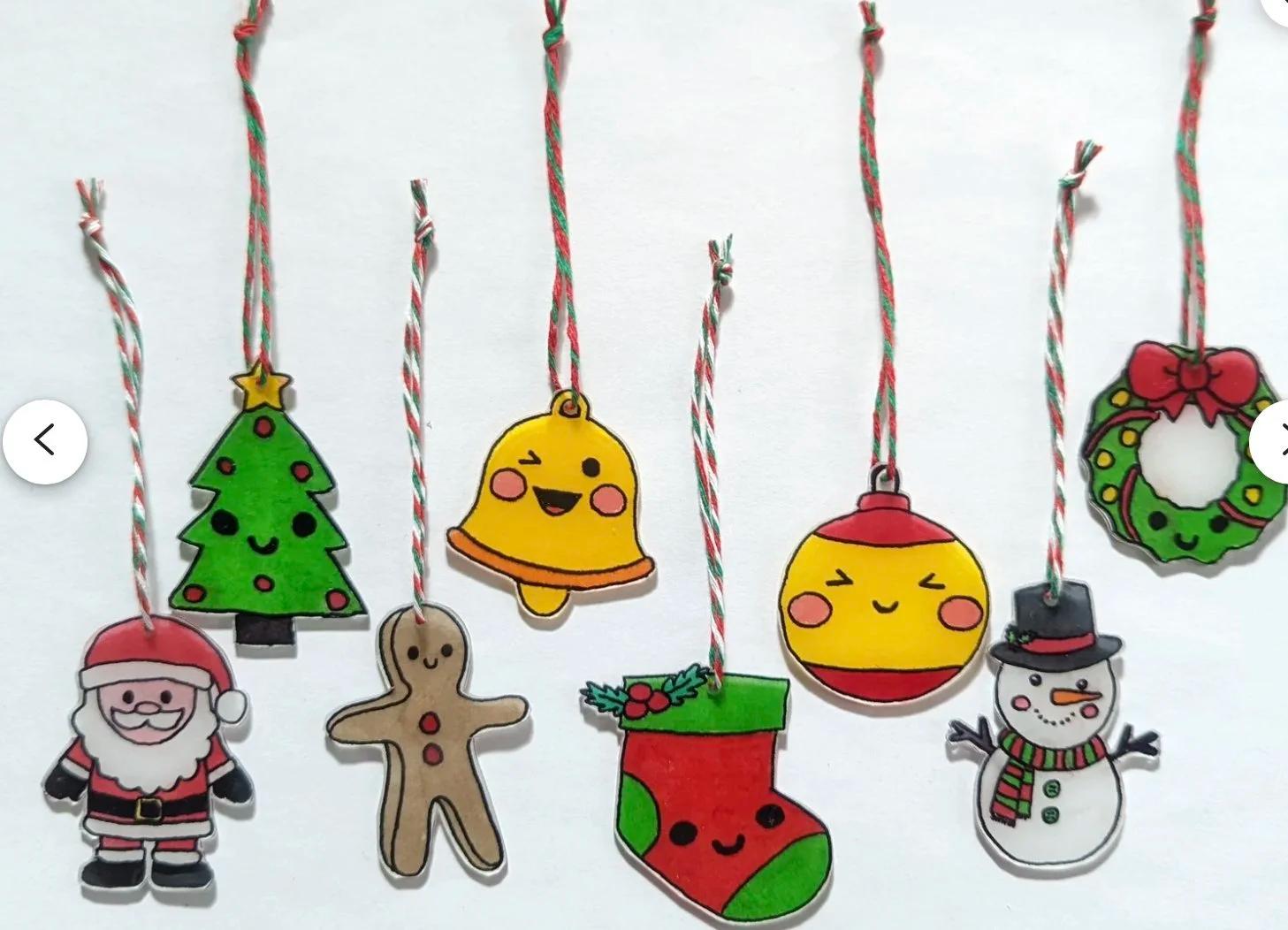 Christmas fun- Shrinky Dinks! December 11th
