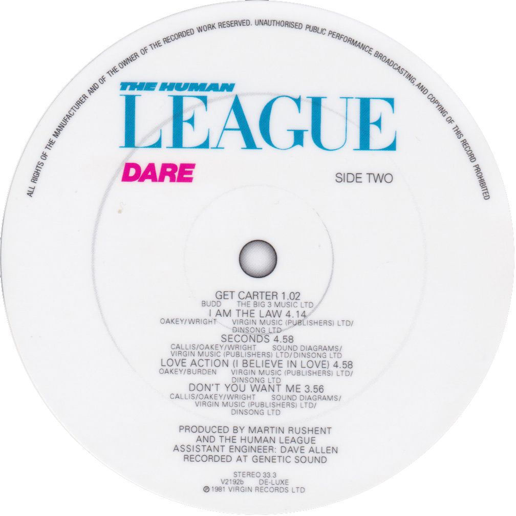 CD or Vinyl for Don't You Want Me by The Human League