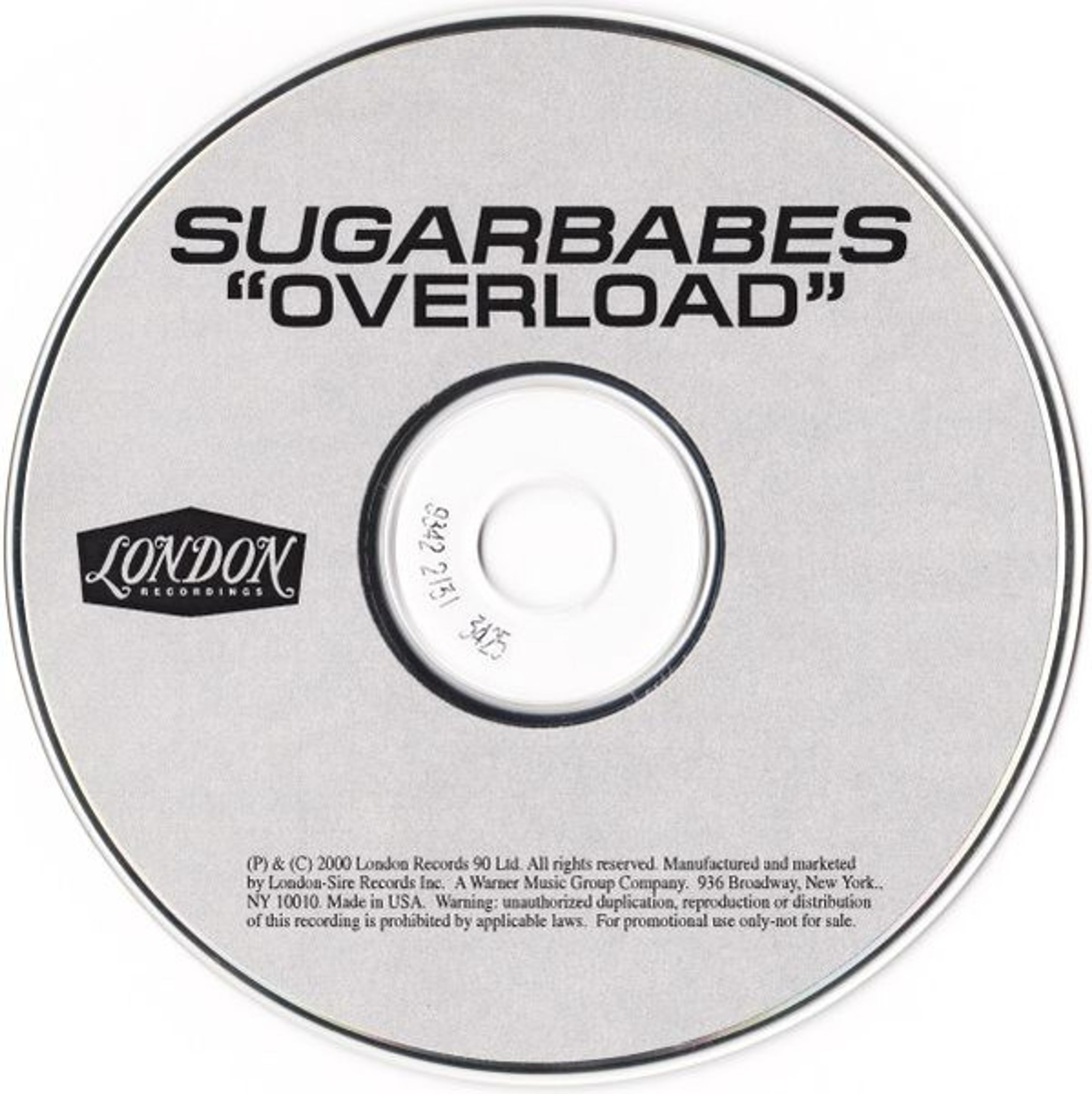 CD or Vinyl for Overload by Sugababes