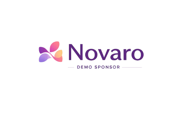 Demologo van fictieve sponsor Novaro