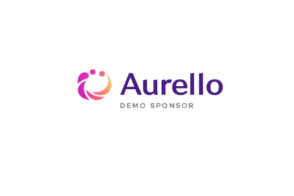 Demologo van fictieve sponsor Aurello