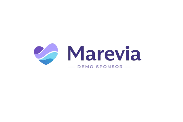 Demologo van fictieve sponsor Marevia