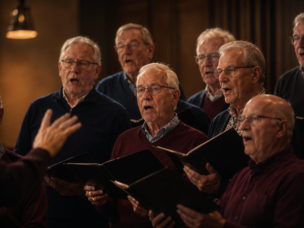 Zangers van Spontaan tijdens een warm en betrokken lied