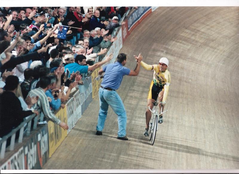 Shane Kelly at the 1997 Track World Championships in Perth