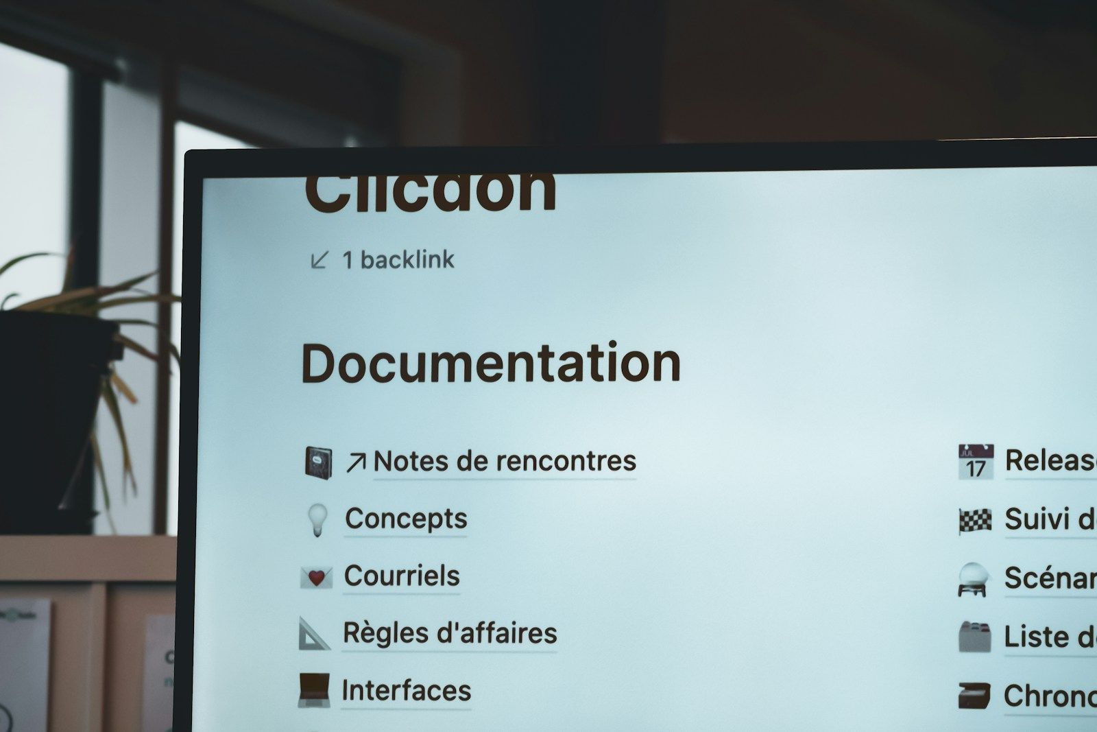 Close-up of screen information as a privacy reference for film location preparation