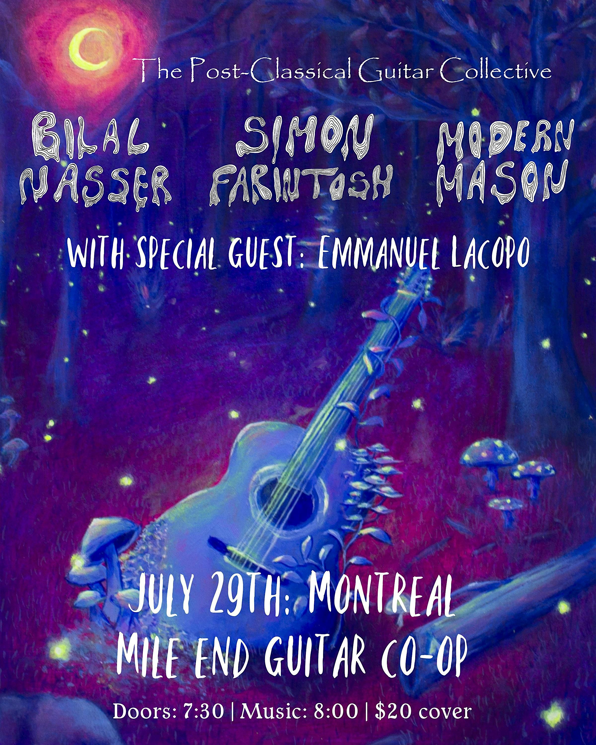 Post-Classical Guitar Collective Live at Mile End Guitar Co-op