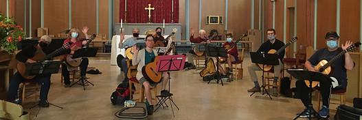 VGS Community Ensemble performing on stage