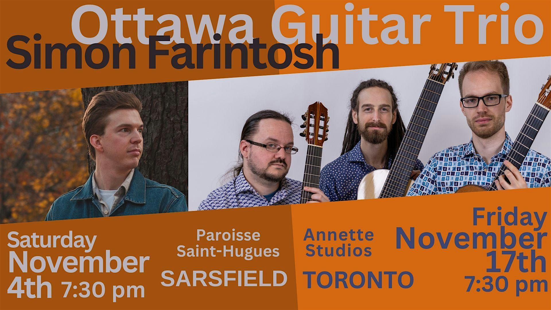 Simon Farintosh & The Ottawa Guitar Trio - Album Release Concert