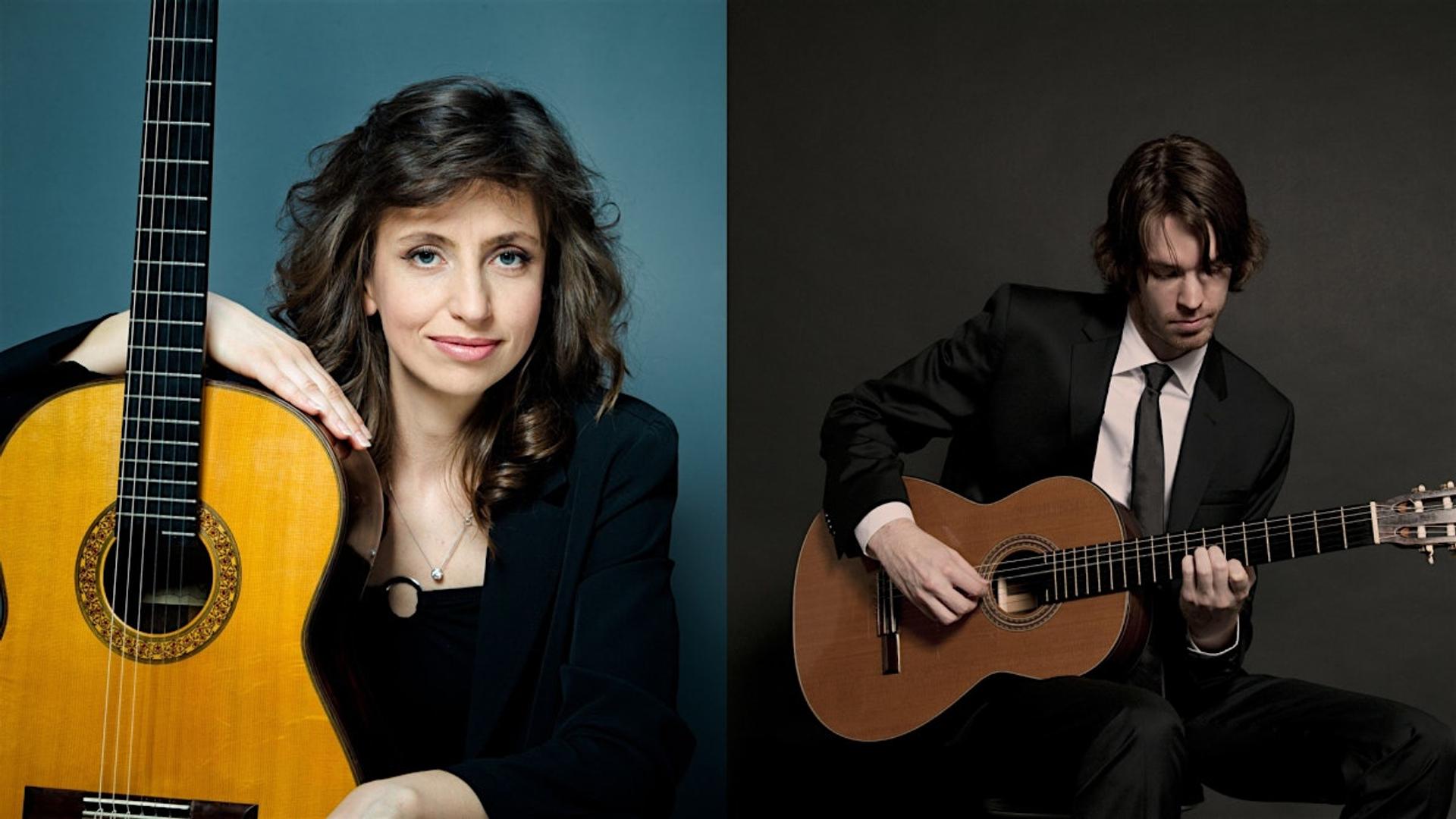 Duo Michael Kolk and Anna Pietrzak classical guitar concert in Victoria