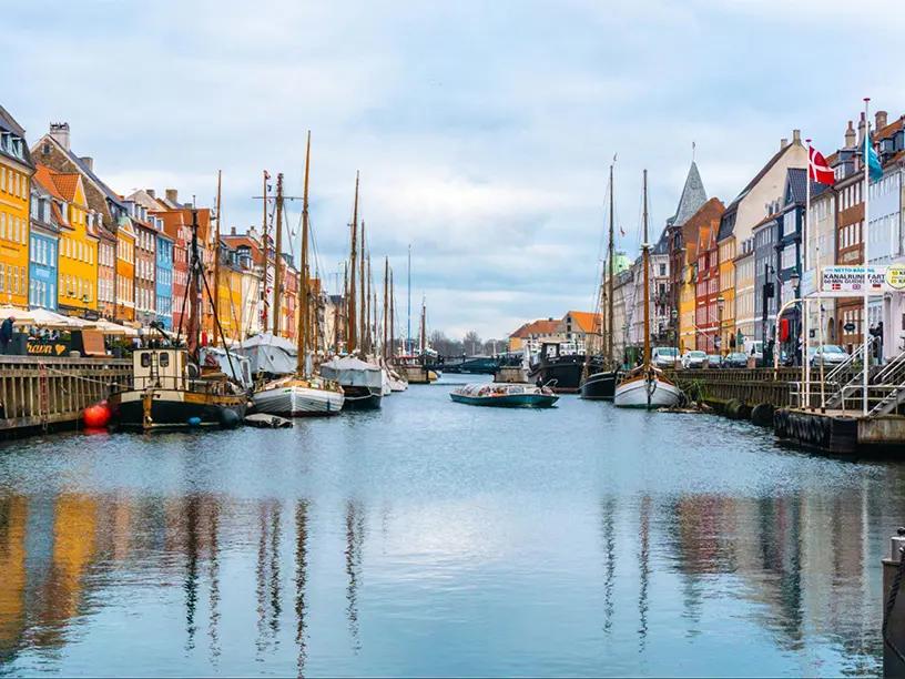 Et billede af Nyhavns kanaler