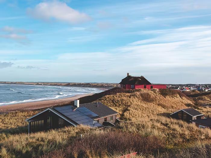 Liebhaversommerhusområde ved Vesterhavet