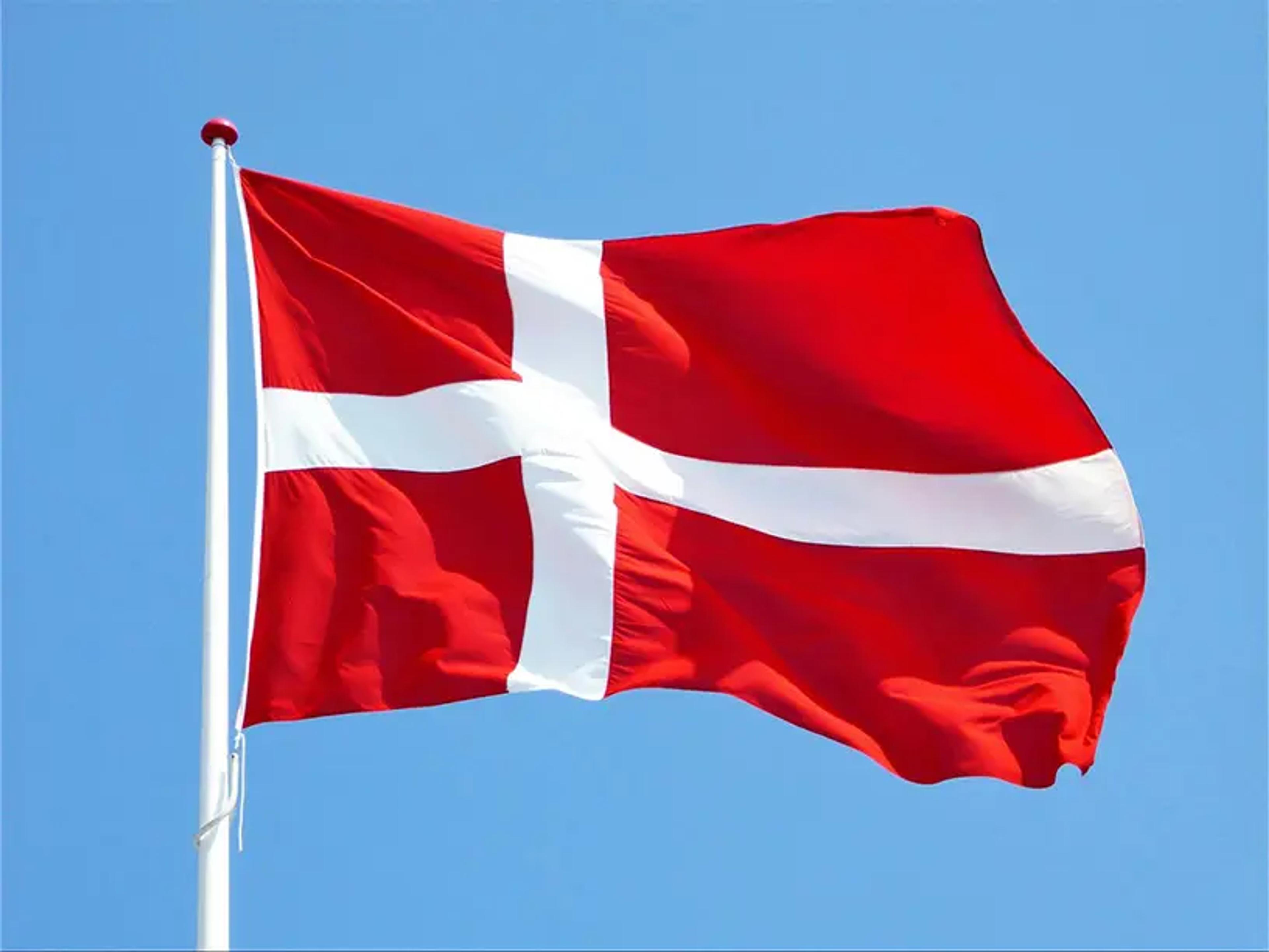 Det danske flag der repræsentere de danske andelsboliger