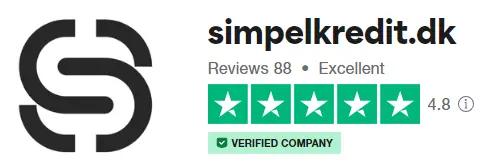 Tilfredse kunder som har givet 5 ud 5 stjerner til Simpel Kredit