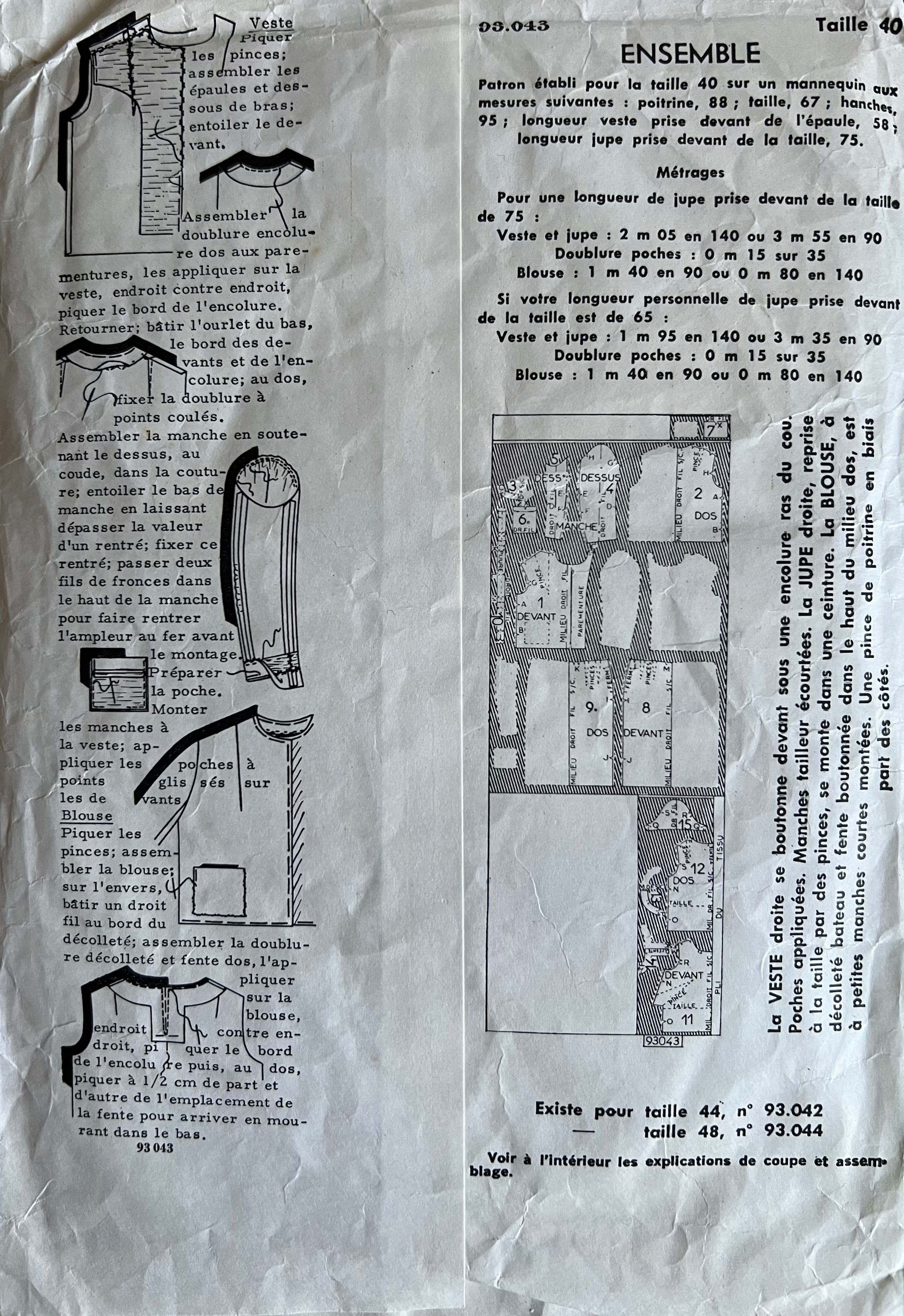 Verso de la pochette